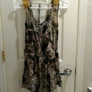 Rachel and chloe printed mini dress size small